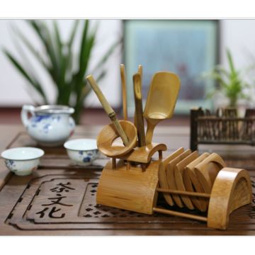 Bamboo craft tea set